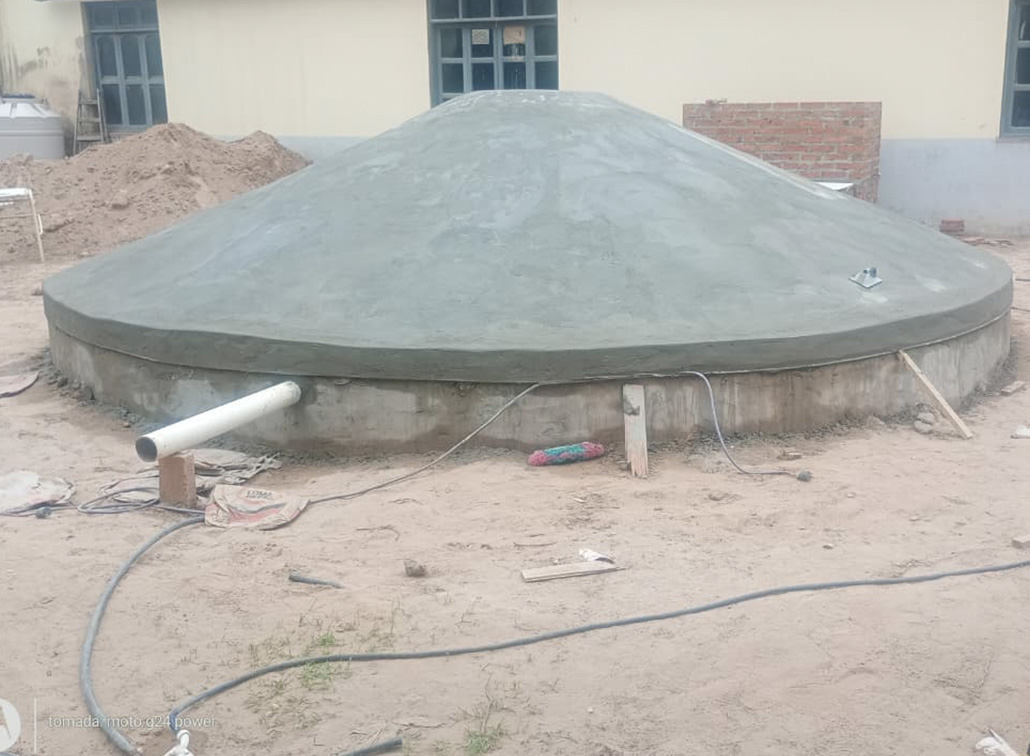 Instalación de cisterna comunitaria