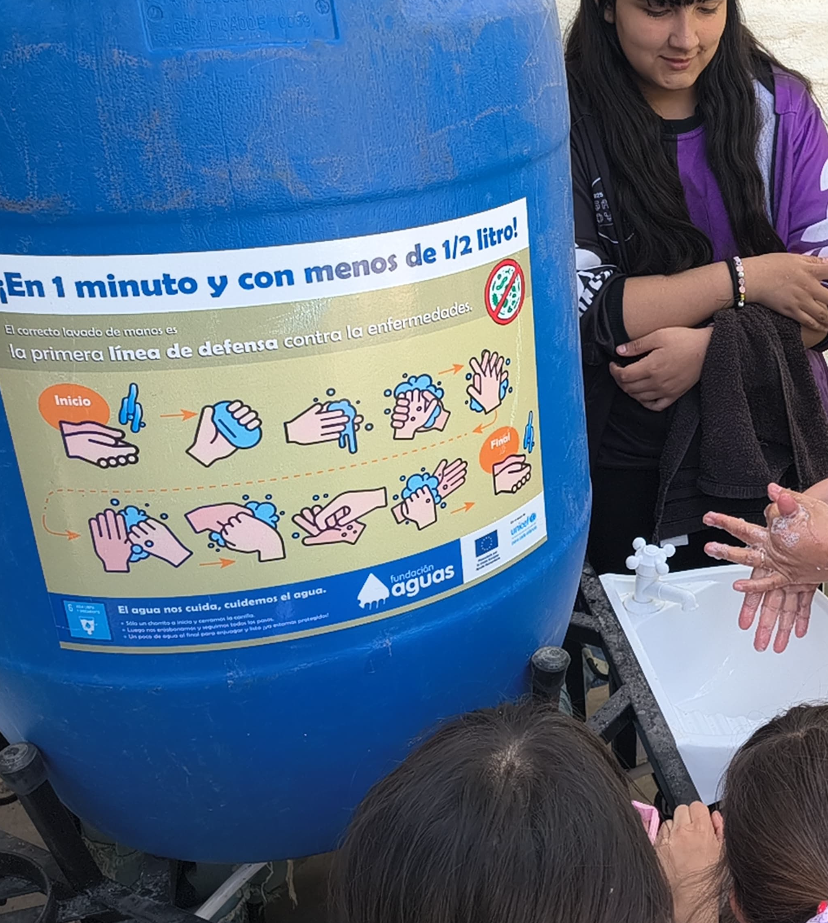 Estaciones de lavado de manos